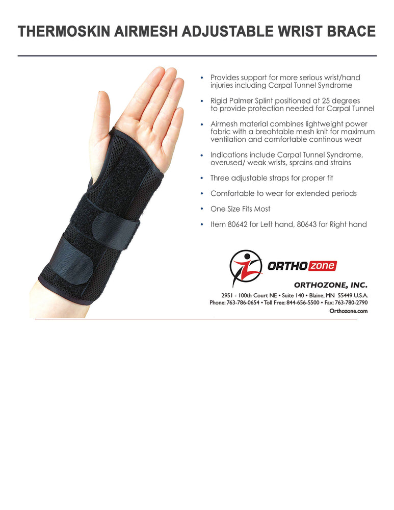 
                  
                    AirMesh Adjustable Wrist Brace
                  
                