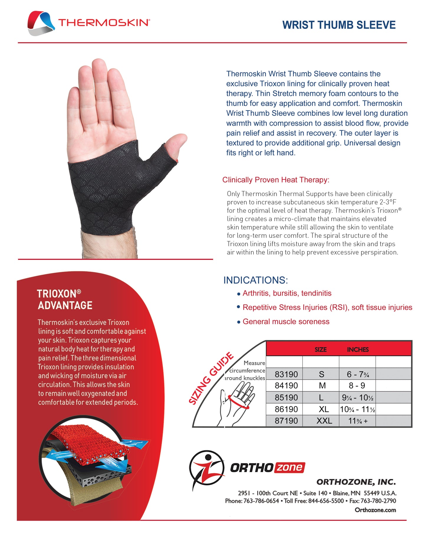 
                  
                    Wrist Thumb Sleeve - Pair
                  
                