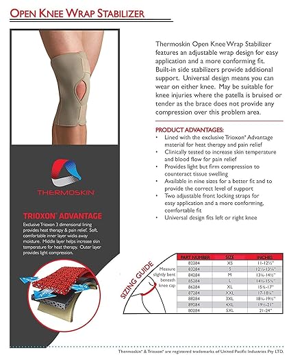 
                  
                    Open Knee Wrap Stabilizer
                  
                